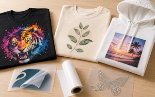 DTF vs DTG vs HTV vs Sublimation vs Transfer Paper vs Rhinestones