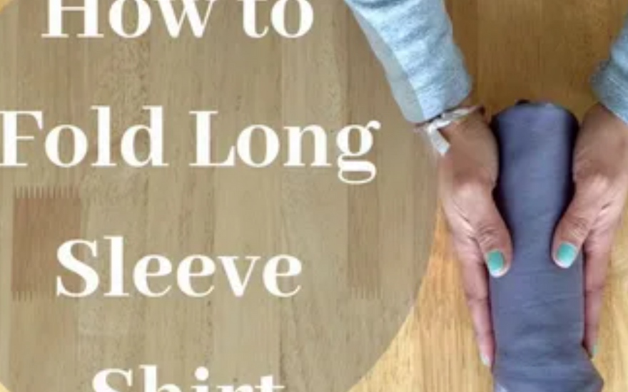 How to Fold Long-Sleeve Shirts