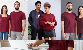 The Rich Elegance of Maroon and Burgundy Shirts