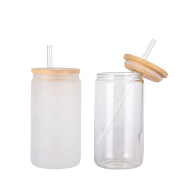 16OZ Frosted Glass Tumbler