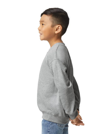 Gildan 18000B Youth Sweatshirt - Heather Grey