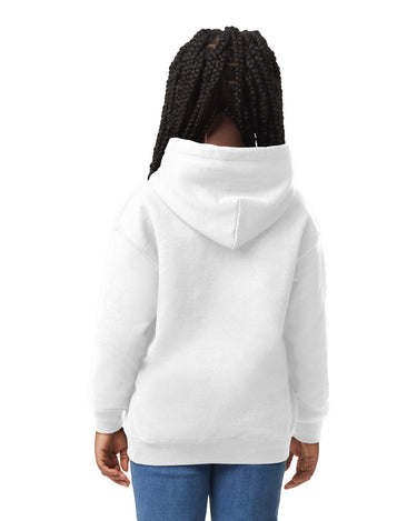 Gildan 18500B Youth Pullover Hoodie - White