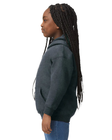 Gildan 18500B Youth Pullover Hoodie - Dark Heather