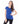 Lucky and Blessed Life 2632 Women's Fitted Round Neck - Royal