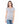 Lucky and Blessed Life 2632 Women's Fitted Round Neck - Cool Grey