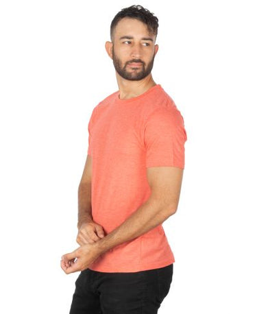 Lucky & Blessed Life 3142P Sublimation T-Shirt - Heather Coral