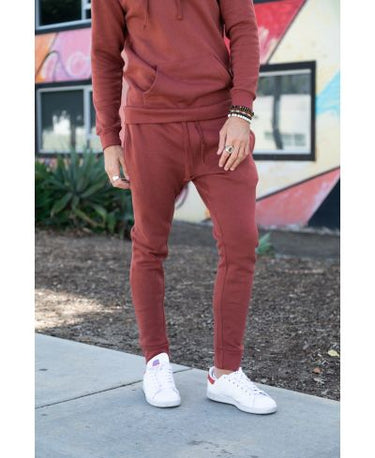 Lucky & Blessed Life 601 Joggers - Rust Red