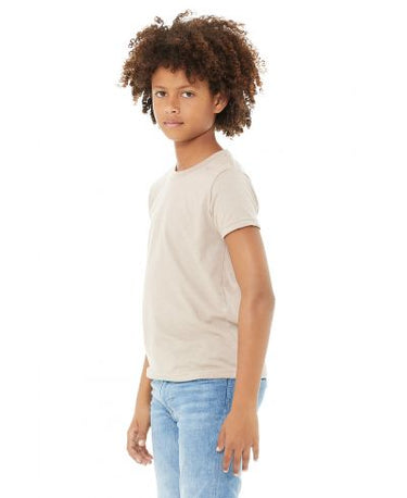 Bella Canvas 3001Y CVC Youth Heather Tee - HTR Dust