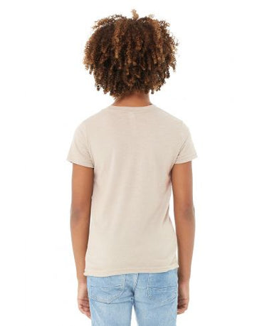 Bella Canvas 3001Y CVC Youth Heather Tee - HTR Dust