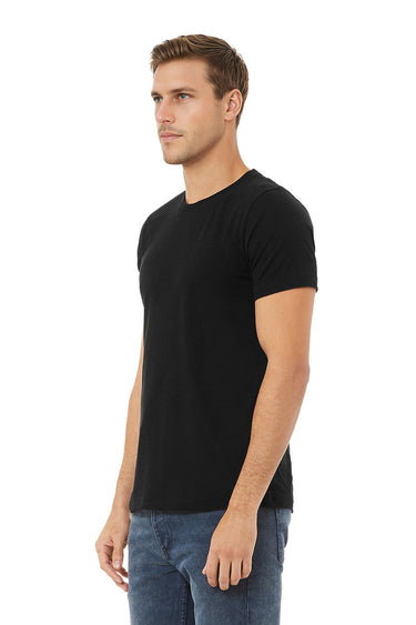 Bella Canvas 3001CVC Heather Round Neck - Black HTR