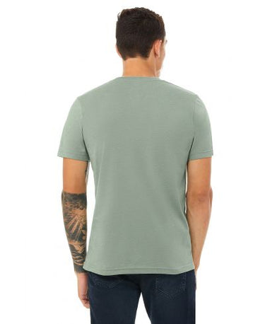 Bella Canvas 3001CVC Heather Round Neck - HTR Sage