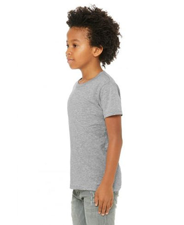 Bella Canvas 3001Y CVC Youth Heather Tee - Athletic HTR