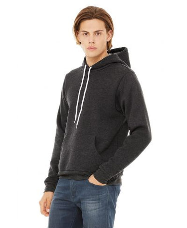 Bella Canvas 3719 Hoodie - Dark Grey HTR