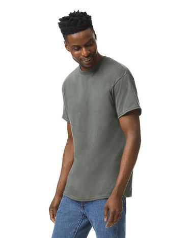 Gildan 5000 Adult Heavy Cotton - Heather Military Green