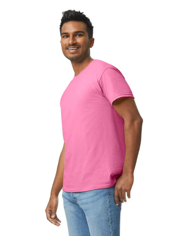 Gildan 5000 Adult Heavy Cotton - Safety Pink