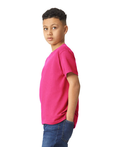Gildan 5000B Youth Heavy Cotton - Heliconia