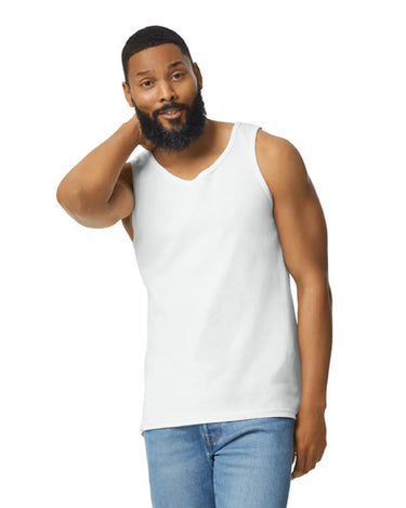 Gildan 5200 Men Tank Top - White