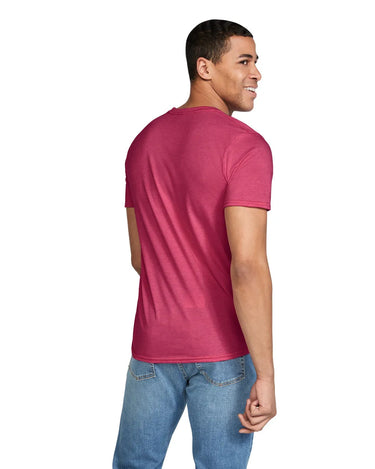 Gildan 64000 Softstyle - Heather Cardinal