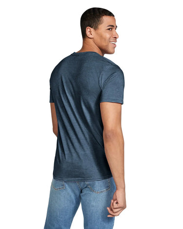 Gildan 64000 Softstyle - Heather Navy