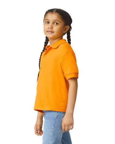 Gildan 8800B Youth Polo - Gold