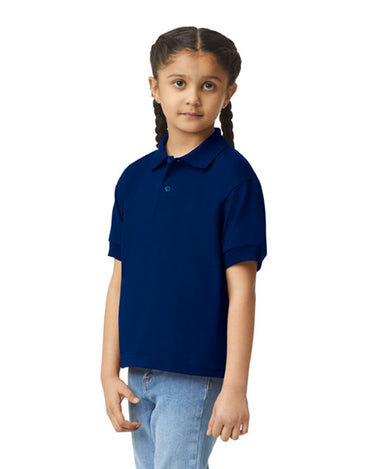 Gildan 8800B Youth Polo - Navy