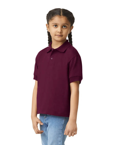 Gildan 8800B Youth Polo - Maroon