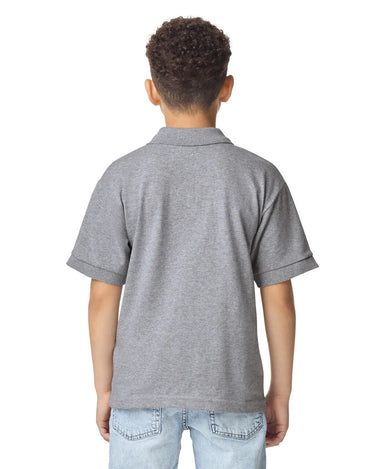 Gildan 8800B Youth Polo - Sport Grey