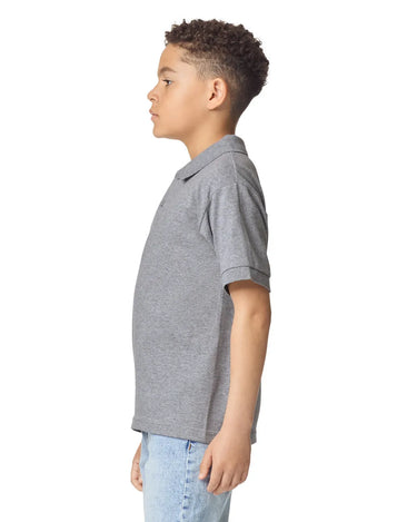 Gildan 8800B Youth Polo - Sport Grey