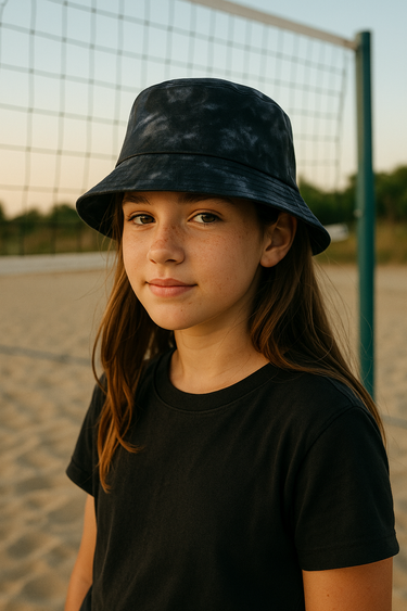 Bucket Hats - Black Tie Dye