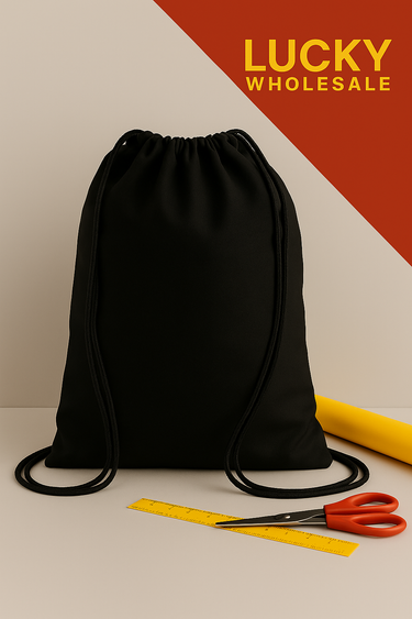 Drawstring Bag - Black