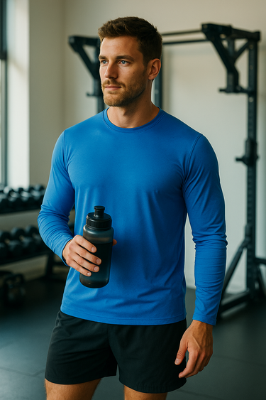 A4 N3165 Cooling Performance Long Sleeve - Royal