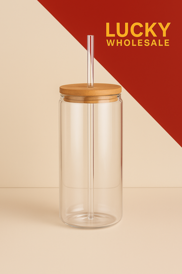 16OZ Clear Glass Tumbler