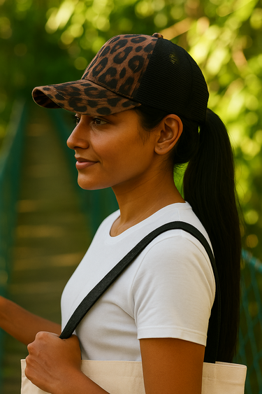 Criss-Cross Cap - Cheetah