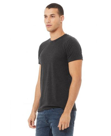 Bella Canvas 3001CVC Heather Round Neck - Dark Grey HTR