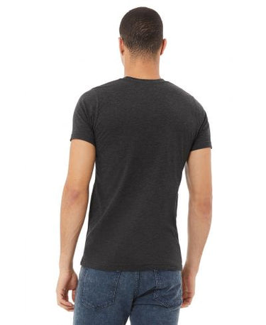 Bella Canvas 3001CVC Heather Round Neck - Dark Grey HTR