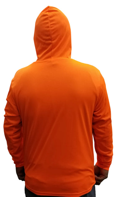 Hooded Longsleeve - Safety Orange