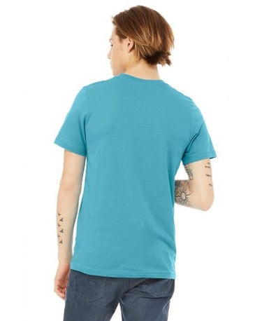 Bella Canvas 3001CVC Heather Round Neck - HTR Aqua