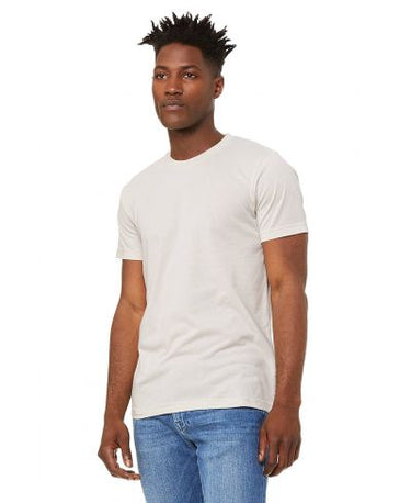 Bella Canvas 3001CVC Heather Round Neck - HTR Cement