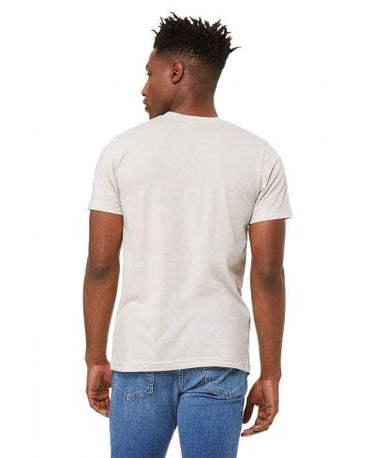 Bella Canvas 3001CVC Heather Round Neck - HTR Cement
