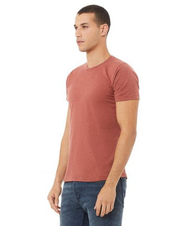 Bella Canvas 3001CVC Heather Round Neck - HTR Clay