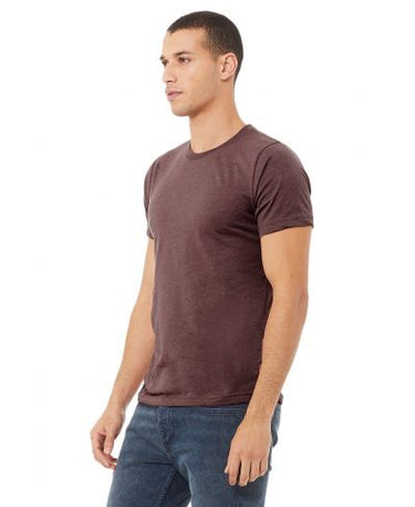 Bella Canvas 3001CVC Heather Round Neck - HTR Maroon