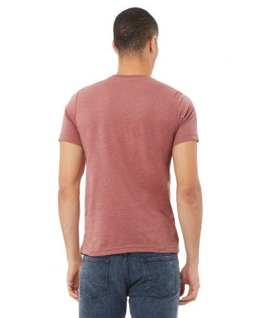 Bella Canvas 3001CVC Heather Round Neck - HTR Mauve