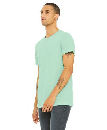 Bella Canvas 3001CVC Heather Round Neck - HTR Mint