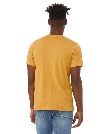 Bella Canvas 3001CVC Heather Round Neck - HTR Mustard