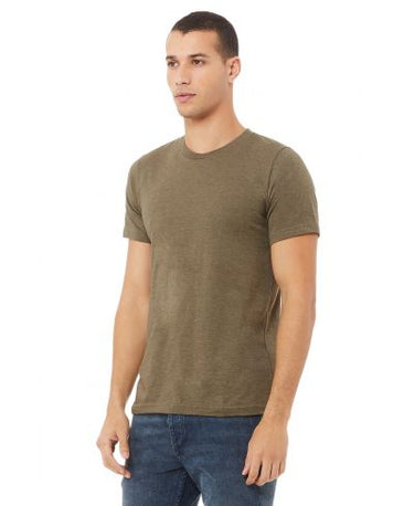 Bella Canvas 3001CVC Heather Round Neck - HTR Olive