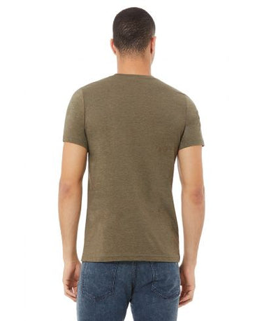 Bella Canvas 3001CVC Heather Round Neck - HTR Olive