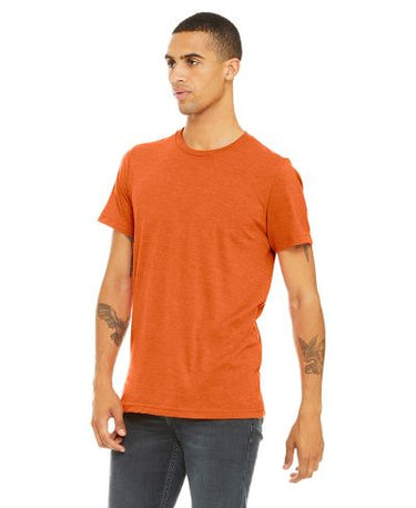Bella Canvas 3001CVC Heather Round Neck - HTR Orange
