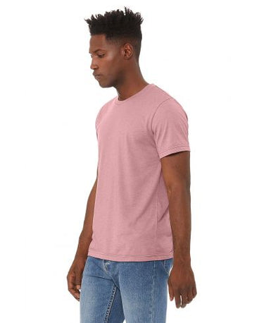 Bella Canvas 3001CVC Heather Round Neck - HTR Orchid