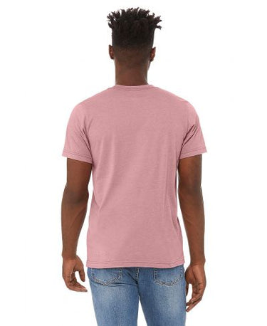 Bella Canvas 3001CVC Heather Round Neck - HTR Orchid