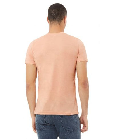 Bella Canvas 3001CVC Heather Round Neck - HTR Peach
